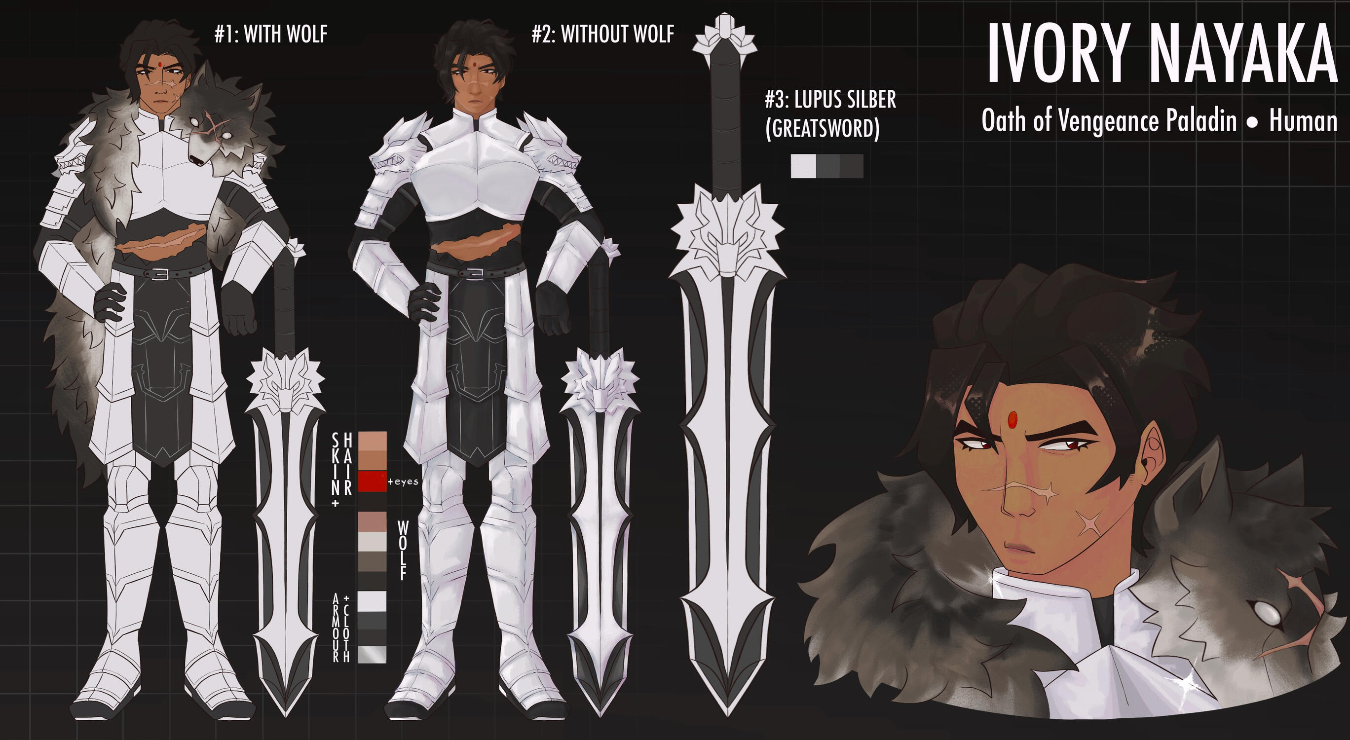 Ivory character sheet - D&D character